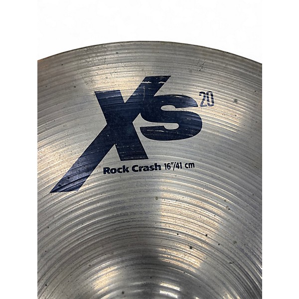 Used SABIAN 16in XS20 Rock Crash Cymbal