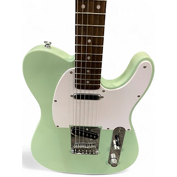 Used Squier Telecaster Mint Green Solid Body Electric Guitar