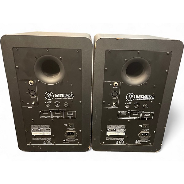 Used Mackie MR824 Pair Powered Monitor