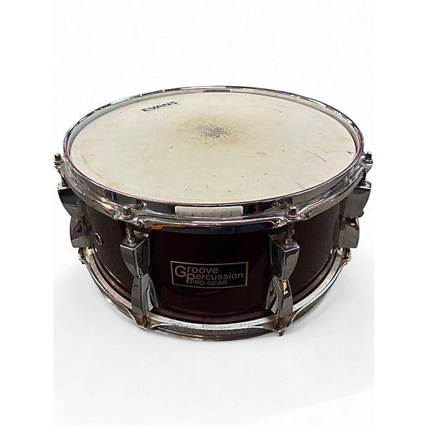 Used Groove Percussion 14in GROVE PERCUSSION PRO GEAR SNARE RED Drum