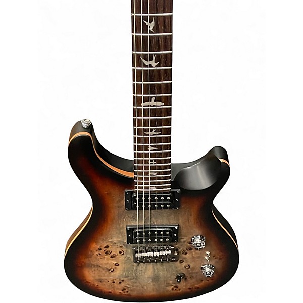 Used 2025 PRS SE CUSTOM 24-08 Poplar Burl Solid Body Electric Guitar