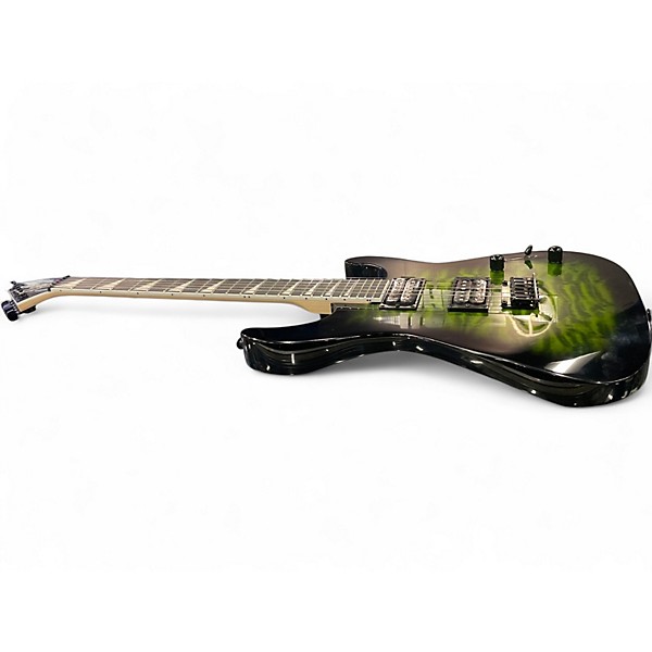 Used Jackson JS32 Dinky Trans Green Solid Body Electric Guitar