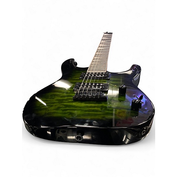Used Jackson JS32 Dinky Trans Green Solid Body Electric Guitar