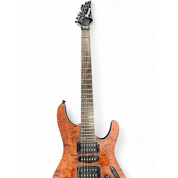 Used Ibanez S770P S Series Brown Solid Body Electric Guitar