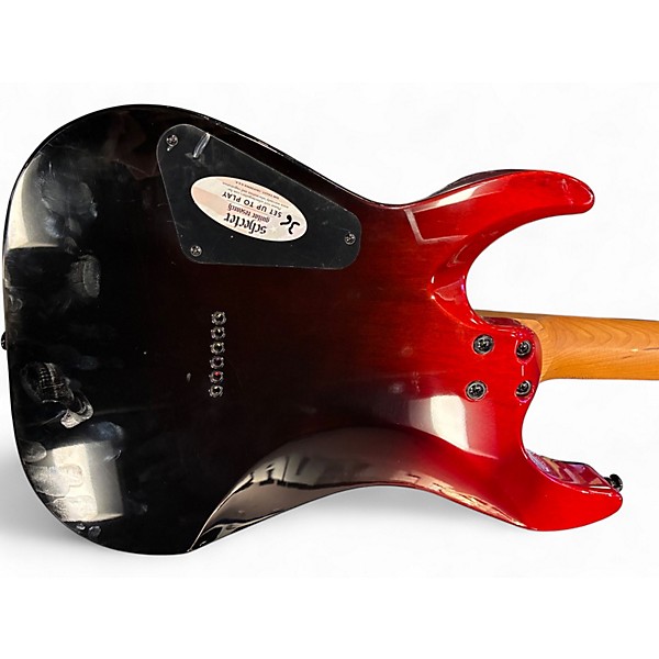 Used Schector C1 BLOOD BURST Solid Body Electric Guitar