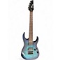 Used Ibanez RG7421 RG Series BLUE POPLAR BURL Solid Body Electric Guitar thumbnail