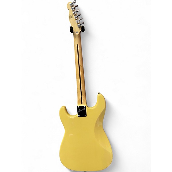Used 2000s Squier 51 Vintage Yellow Solid Body Electric Guitar