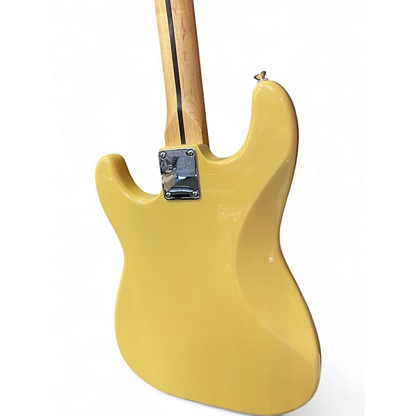 Used 2000s Squier 51 Vintage Yellow Solid Body Electric Guitar