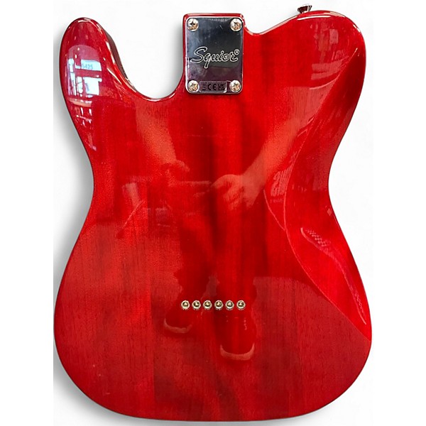 Used Squier Affinity Telecaster FMT SH Transparent Crimson Solid Body Electric Guitar