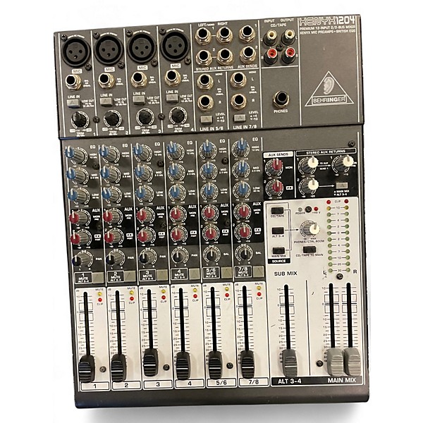 Used Behringer Xenyx 1204 Unpowered Mixer