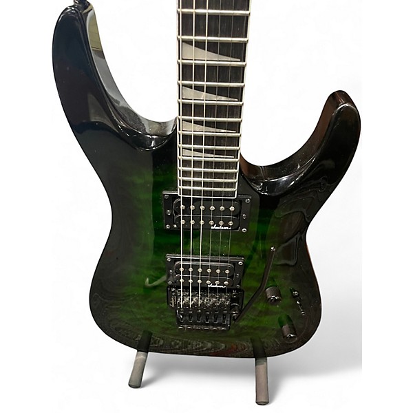 Used Jackson JS32DQ Trans Green Solid Body Electric Guitar
