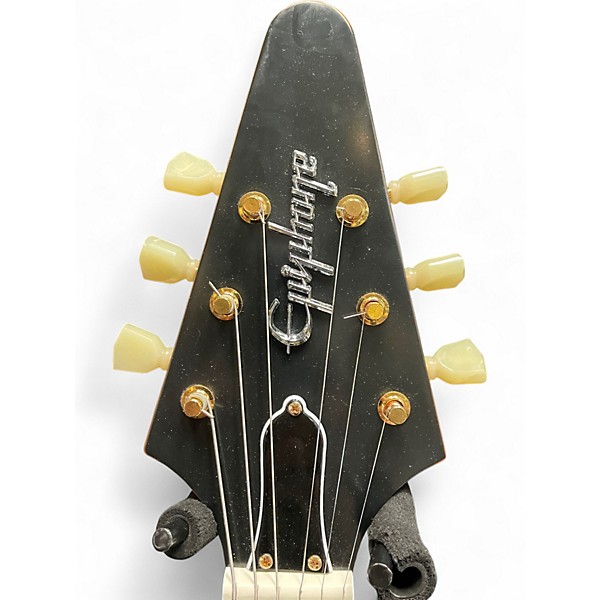 Used Epiphone 1958 Korina Flying V Vintage Natural Solid Body Electric Guitar