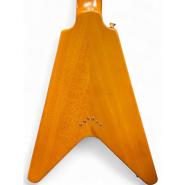Used Epiphone 1958 Korina Flying V Vintage Natural Solid Body Electric Guitar