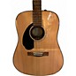 Used Fender CD60S Dreadnaught Left-Handed Natural Acoustic Guitar