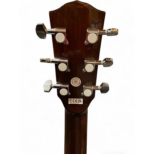 Used Fender CD60S Dreadnaught Left-Handed Natural Acoustic Guitar