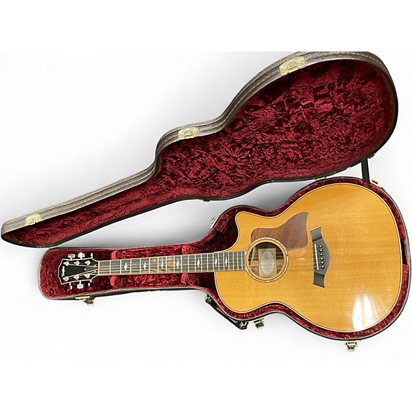 Used 2015 Taylor 814CE Natural Acoustic Electric Guitar