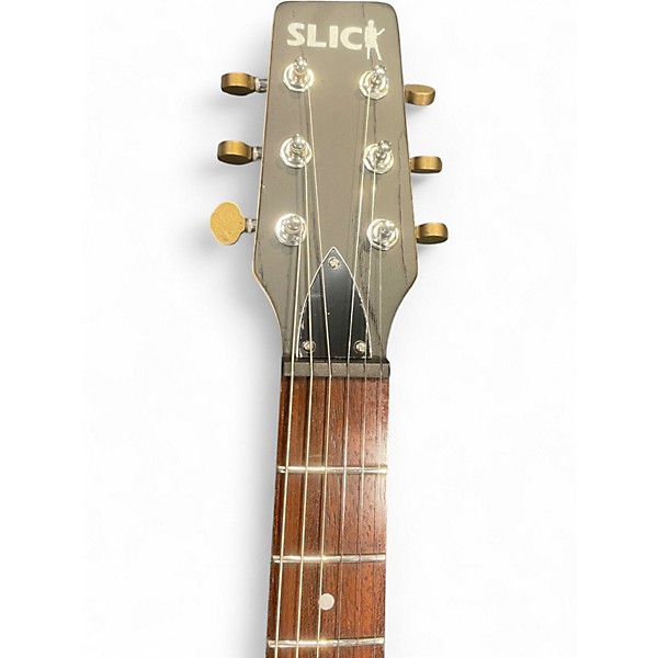 Used Slick SL60 Purple Solid Body Electric Guitar