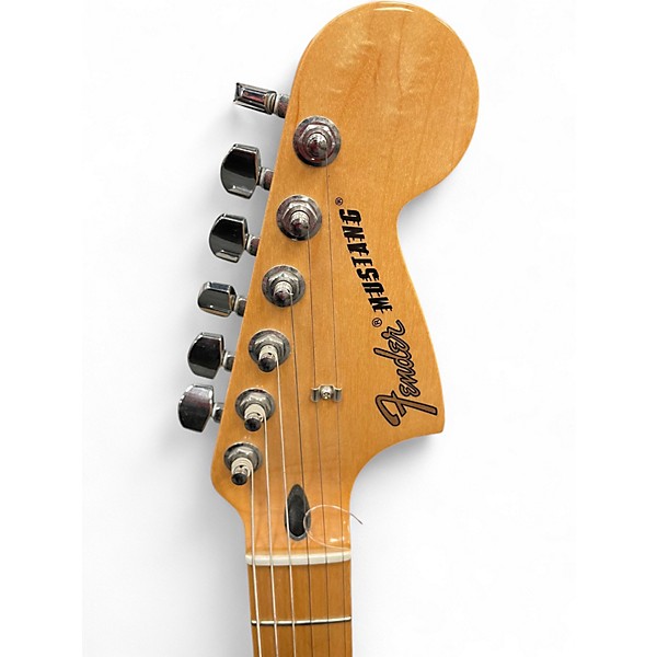 Used Fender Modern Player Mustang Olive Solid Body Electric Guitar