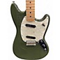 Used Fender Modern Player Mustang Olive Solid Body Electric Guitar