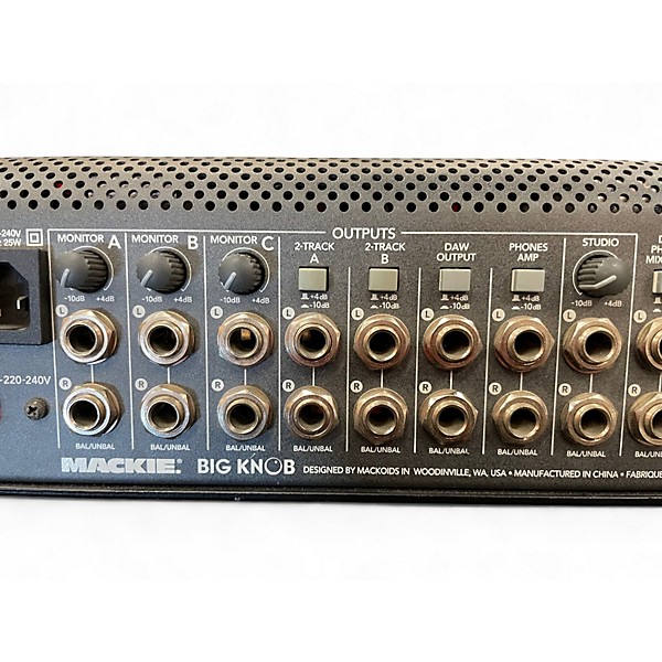 Used Mackie Big Knob Studio Volume Controller