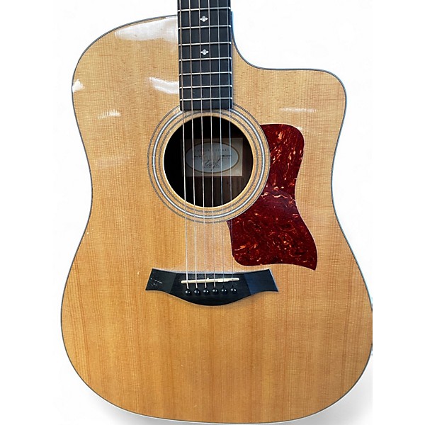 Used Taylor 214CE Deluxe Natural Acoustic Electric Guitar