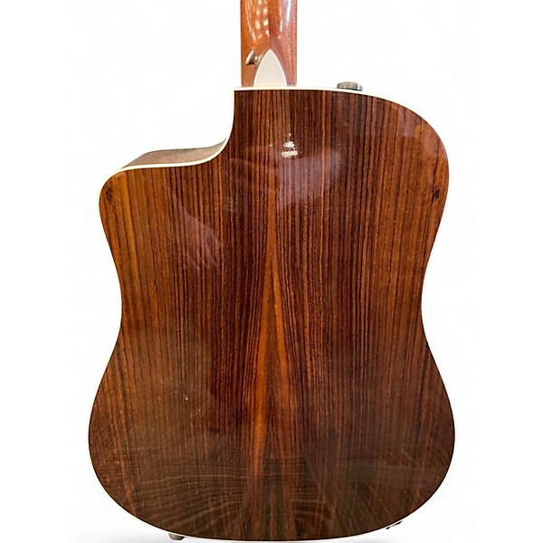 Used Taylor 214CE Deluxe Natural Acoustic Electric Guitar