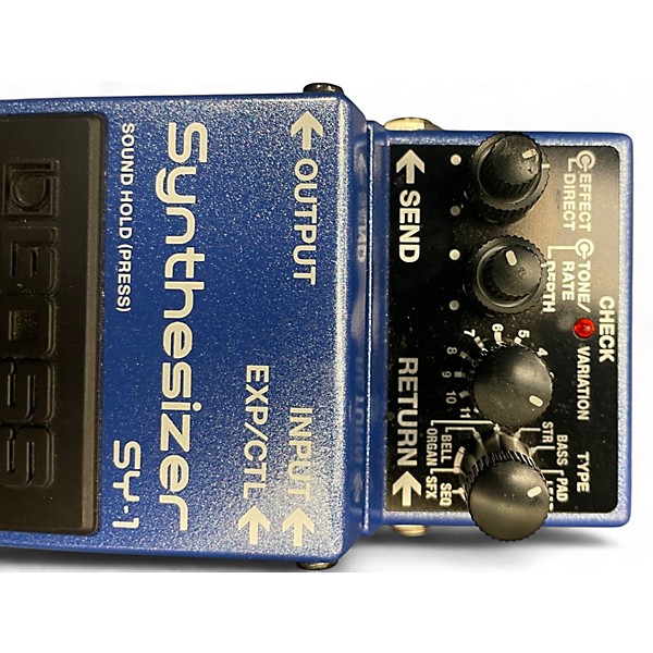 Used BOSS SY-1 Synthesizer Pedal Effect Pedal