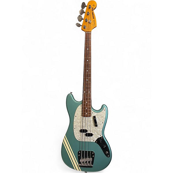 Used Fender Competition Series MB-98 MUSTANG REISSUE MIJ Ocean Turquoise Electric Bass Guitar