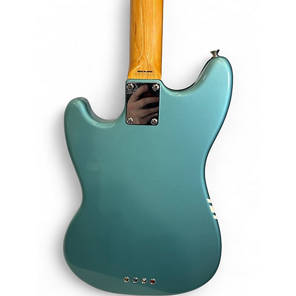 Used Fender Competition Series MB-98 MUSTANG REISSUE MIJ Ocean Turquoise Electric Bass Guitar