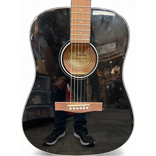 Used 2024 Fender CD-60S Black Acoustic Guitar