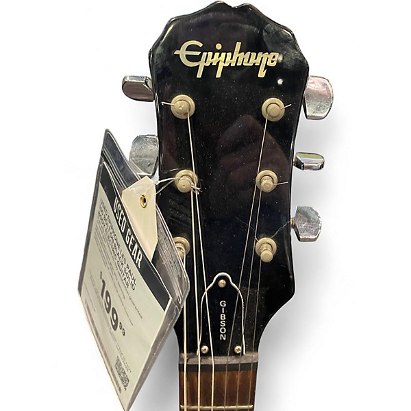 Used Epiphone Les Paul 100 Bolt On Black Solid Body Electric Guitar