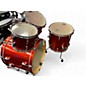 Used Pearl 4 Piece Vision Metallic Orange Drum Kit