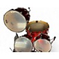 Used Pearl 4 Piece Vision Metallic Orange Drum Kit