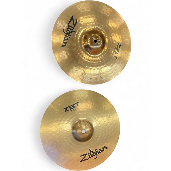 Used Zildjian 14in ZBT Rock Hi Hat Pair Cymbal