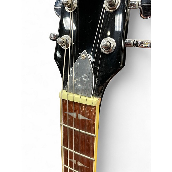 Used Michael Kelly Patriot Decreee Black and Gold Solid Body Electric Guitar