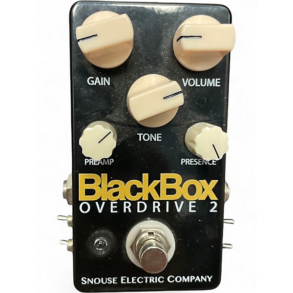 Used Snouse Electric Company BlackBox Overdrive 2 Stage Pro Mod Effect Pedal