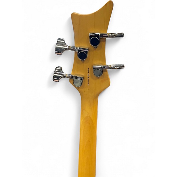 Used Dean Edge 1 4 String Orange Electric Bass Guitar