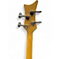 Used Dean Edge 1 4 String Orange Electric Bass Guitar