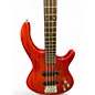 Used Dean Edge 1 4 String Orange Electric Bass Guitar