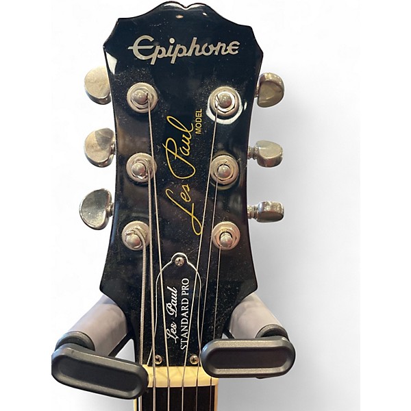 Used Epiphone Les Paul Standard Pro 3 Tone Sunburst Solid Body Electric Guitar