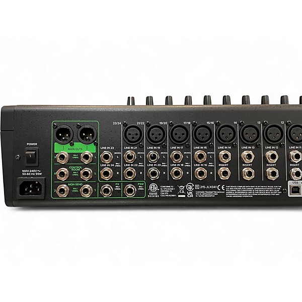 Used Mackie Onyx 24 Powered Mixer
