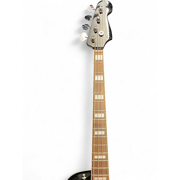 Used Fender Kingman Acoustic Electric Bass Black Acoustic Bass Guitar