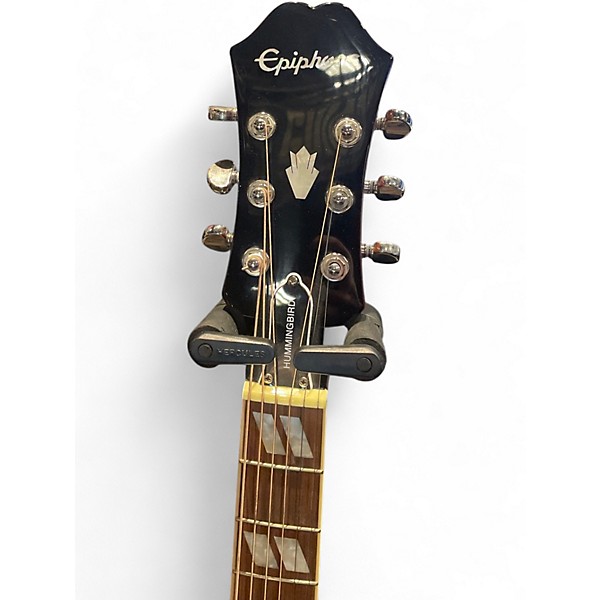 Used Epiphone Hummingbird Cherry Sunburst Acoustic Guitar