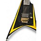 Used ESP Edwards E-Alexi Arrow Head Black and Yellow Solid Body Electric Guitar