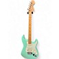 Used 2019 Fender American Performer Stratocaster HSS Satin Seafoam Green Solid Body Electric Guitar thumbnail