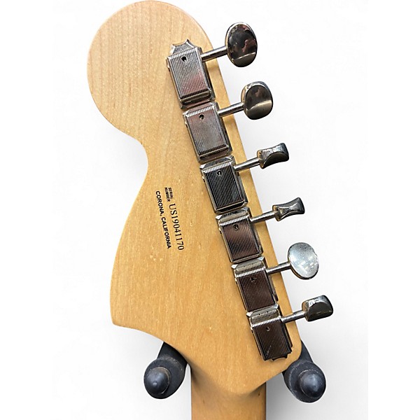 Used 2019 Fender American Performer Stratocaster HSS Satin Seafoam Green Solid Body Electric Guitar