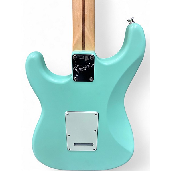 Used 2019 Fender American Performer Stratocaster HSS Satin Seafoam Green Solid Body Electric Guitar