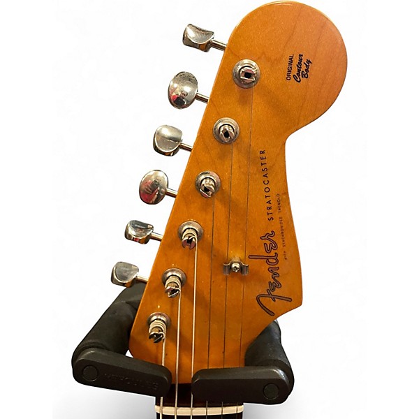 Used 2015 Fender FSR Classic Player 60's Stratocaster Cerulean Blue Solid Body Electric Guitar