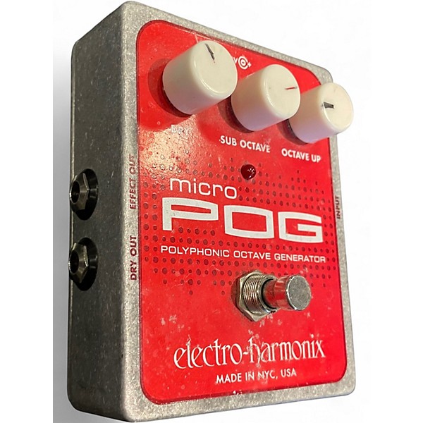 Used Electro-Harmonix Micro Pog Polyphonic Octave Generator Effect Pedal