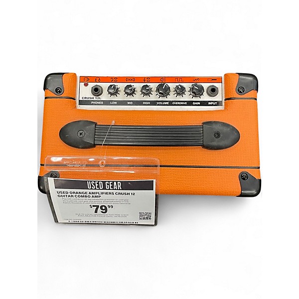 Used Orange Amplifiers Crush 12 Guitar Combo Amp